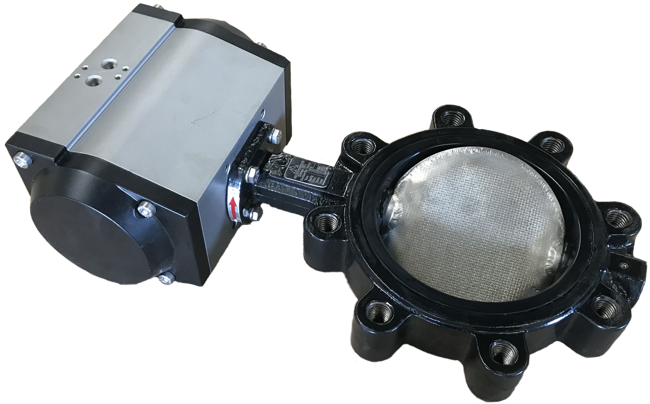 The Young Industries PowderFlow Butterfly Valve